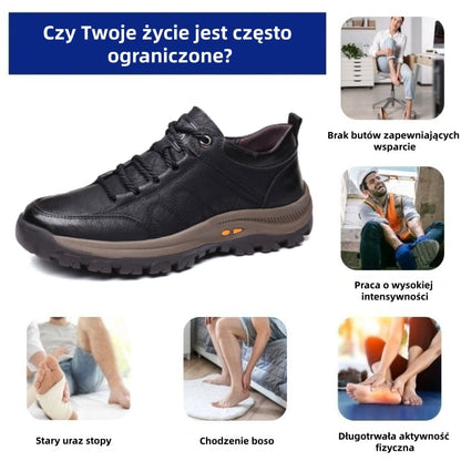 ⏰50% zniżki dzisiaj - nie przegap 🐂 Ortopedyczne buty z włoskiej skóry, szyte ręcznie, z podparciem łuku stopy ✅ Miękkie i wygodne, zapewniające natychmiastowy komfort.