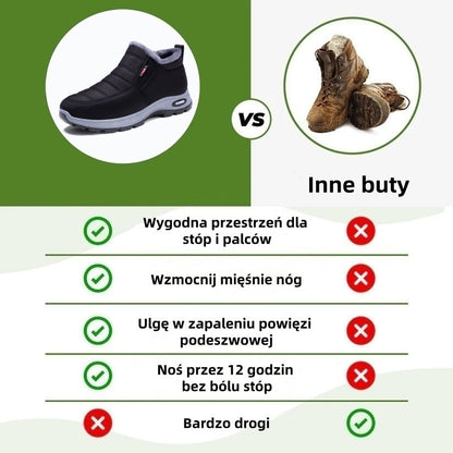 🎉Dzisiejsza oferta specjalna: 70% zniżki – nie przegap! ⏰Ergonomiczne, zimowe buty ortopedyczne łagodzące ból stóp, kolan i pleców – unisex