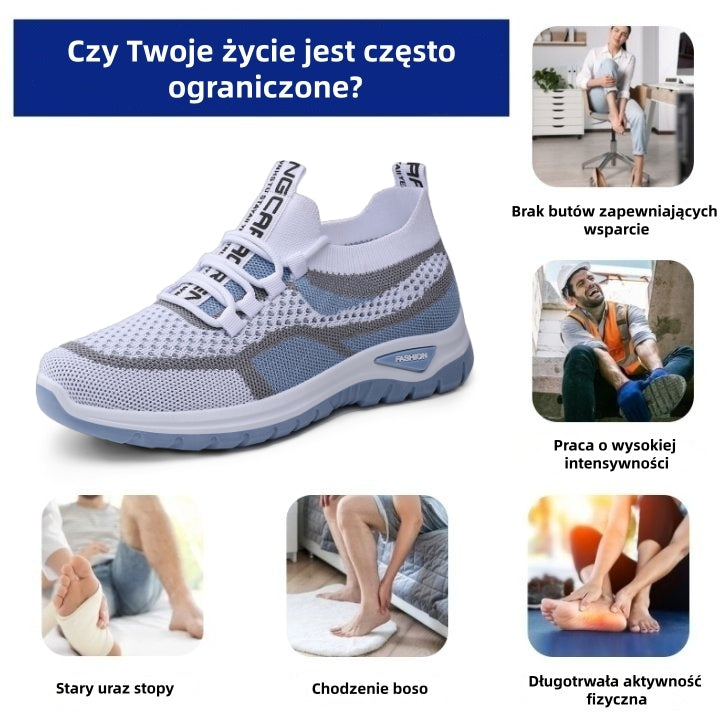 🎉50% zniżki dzisiaj - Nie przegap! ⏰ Ergonomicznie zaprojektowane buty ortopedyczne - wsparcie łuku stopy 👞 Łatwa ulga w bólu stóp