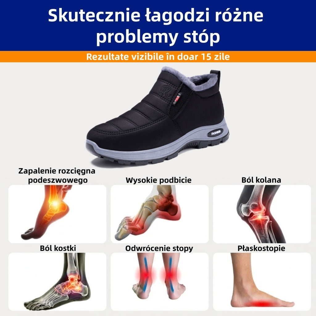 🎉Dzisiejsza oferta specjalna: 70% zniżki – nie przegap! ⏰Ergonomiczne, zimowe buty ortopedyczne łagodzące ból stóp, kolan i pleców – unisex