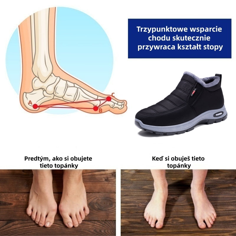 🎉Dzisiejsza oferta specjalna: 70% zniżki – nie przegap! ⏰Ergonomiczne, zimowe buty ortopedyczne łagodzące ból stóp, kolan i pleców – unisex
