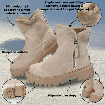 (🔥60% zniżki dzisiaj - nie przegap!) ⏰ LULUMALASS® - Ergonomiczne - Wodoodporne, antypoślizgowe, ocieplone wełną buty ✅ Wsparcie łagodzące ból łuku stopy