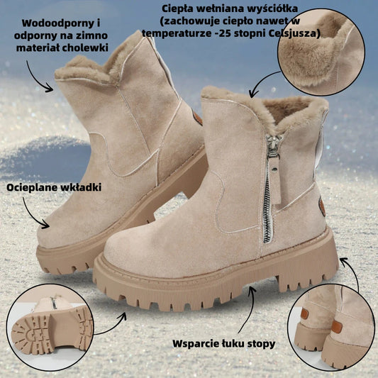 (🔥60% zniżki dzisiaj - nie przegap!) ⏰ LULUMALASS® - Ergonomiczne - Wodoodporne, antypoślizgowe, ocieplone wełną buty ✅ Wsparcie łagodzące ból łuku stopy