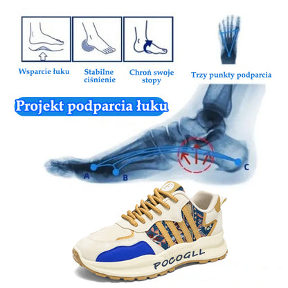 Buty sportowe flemat® | Szerokie noski redukują nacisk na stopę i zapewniają całodzienny komfort.
