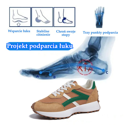 Buty z wkładkami biomechanicznymi — wsparcie łuku stopy, łagodzenie bólu stóp i zmniejszenie zmęczenia