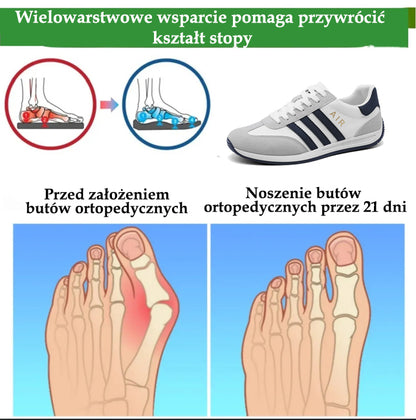 🔥 50% zniżki | Buty ortopedyczne Flemat® | Zapewniają wsparcie łuku stopy, łagodzą ból i ułatwiają chodzenie | Odpowiednie zarówno dla mężczyzn, jak i kobiet.