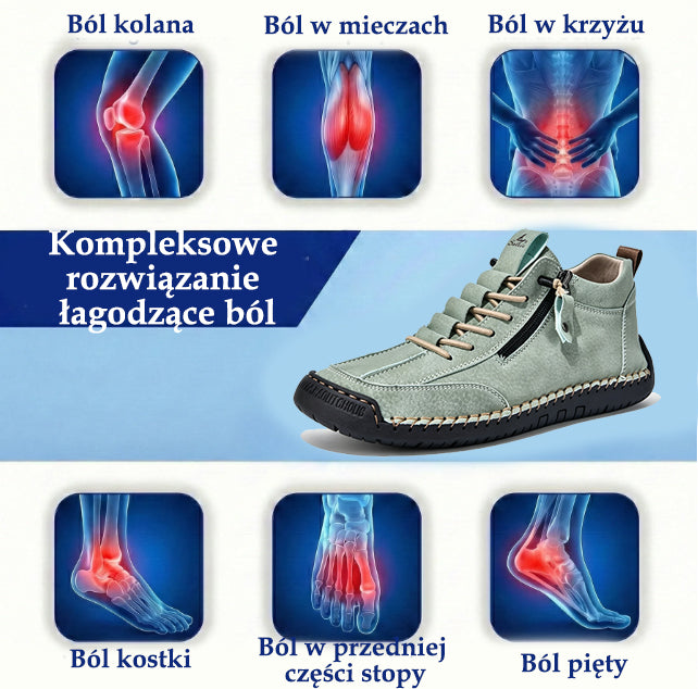🔥 50% zniżki | buty ortopedyczne flemat® | Zapewniają wsparcie łuku stopy, łagodzą ból i ułatwiają chodzenie | Odpowiednie zarówno dla mężczyzn, jak i kobiet.