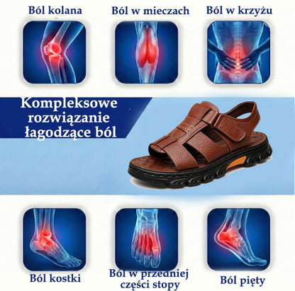 ⏰Ostatni dzień! 50% zniżki – nie przegap! ✅ Wygodne sandały ze skóry naturalnej z podparciem łuku stopy łagodzącym ból – o ergonomicznej konstrukcji.