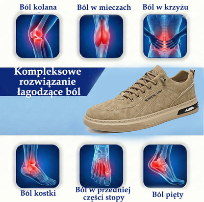 🔥Męskie buty ortopedyczne wykonane z australijskiej skóry cielęcej — zapewniają wsparcie łuku stopy, łagodzą ból, są lekkie i amortyzują wstrząsy. ✅Wodoodporne i antypoślizgowe. ✅