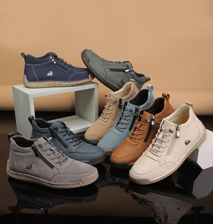 🔥 Buty ortopedyczne flemat® | Najwygodniejsze i najpopularniejsze w Polsce skórzane buty w 2026 roku, łagodzące ból i ułatwiające chodzenie | Odpowiednie zarówno dla kobiet, jak i mężczyzn.