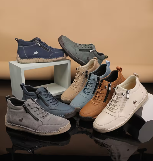 🔥 Buty ortopedyczne flemat® | Najwygodniejsze i najpopularniejsze w Polsce skórzane buty w 2026 roku, łagodzące ból i ułatwiające chodzenie | Odpowiednie zarówno dla kobiet, jak i mężczyzn.