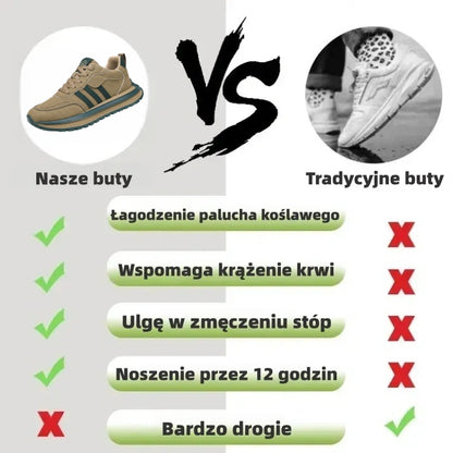 🔥Ostatni dzień! 50% zniżki! ⏰Ergonomicznie zaprojektowane markowe buty codzienne ✅ Miękkie i wygodne, z doskonałym wsparciem 🦶 Skutecznie łagodzą ból stóp
