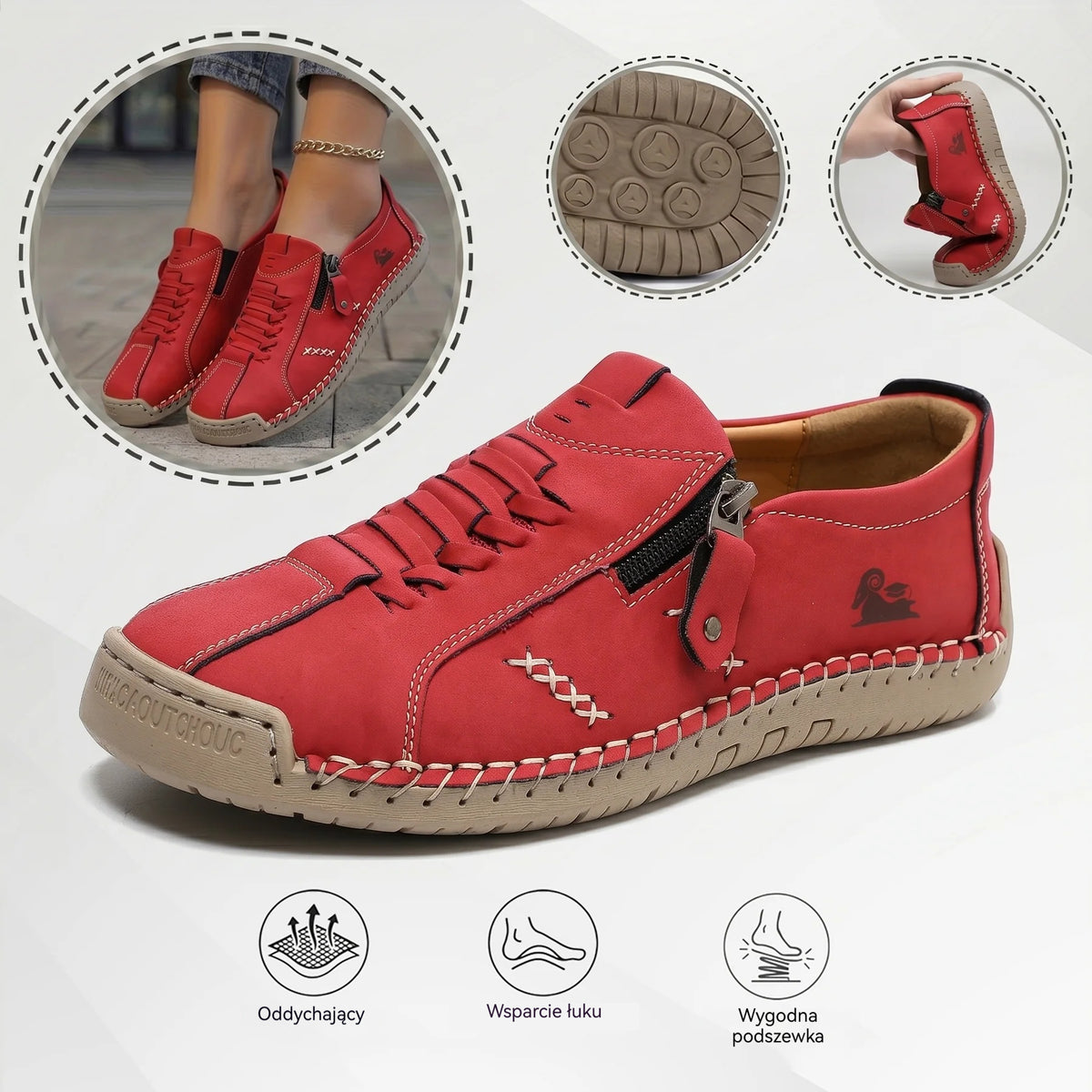 🔥 Buty ortopedyczne flemat® | Najwygodniejsze i najpopularniejsze w Polsce skórzane buty w 2026 roku, łagodzące ból i ułatwiające chodzenie | Odpowiednie zarówno dla kobiet, jak i mężczyzn.
