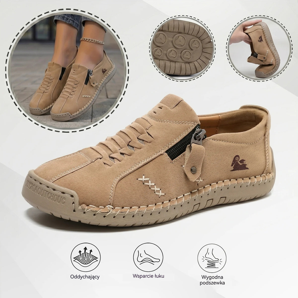 🔥 Buty ortopedyczne flemat® | Najwygodniejsze i najpopularniejsze w Polsce skórzane buty w 2026 roku, łagodzące ból i ułatwiające chodzenie | Odpowiednie zarówno dla kobiet, jak i mężczyzn.
